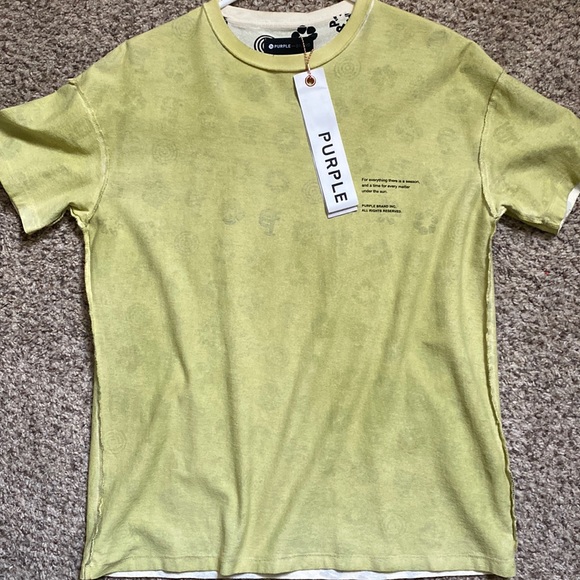 PURPLE BRAND REVERSIBLE SHIRT NEVER WORN 120$ - Picture 1 of 2